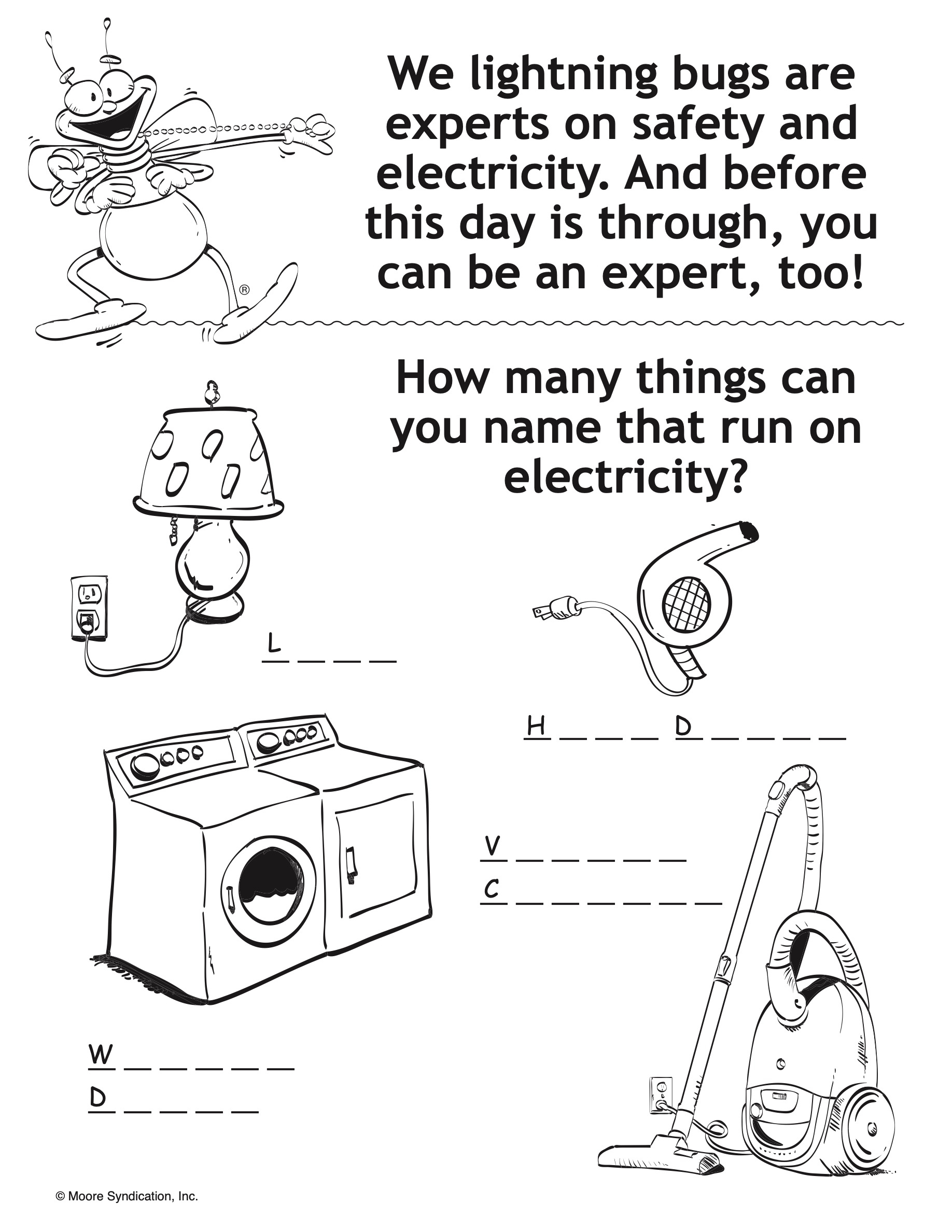 We're Talking Electricity Coloring Books WITH LOGO - Case of 250 (3721 –  Moore Syndication Store